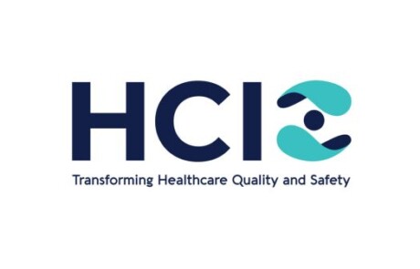 The logo of HCI, a  healthcare training provider.