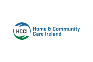 The logo of Home & Community Care Ireland, an LHP Skillnet Member Company booking our Courses for Home Care Providers.